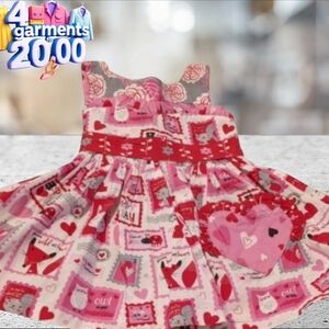 Jelly the pug valentine's dress size 12 months